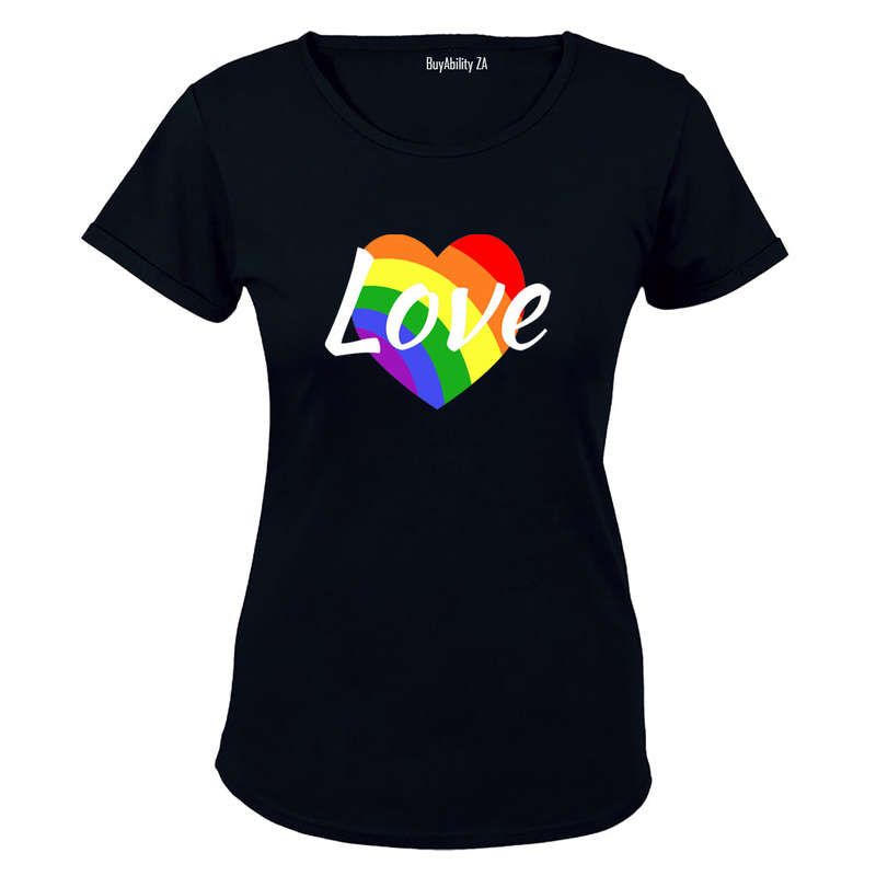 Love Heart, Pride - Ladies - T-Shirt