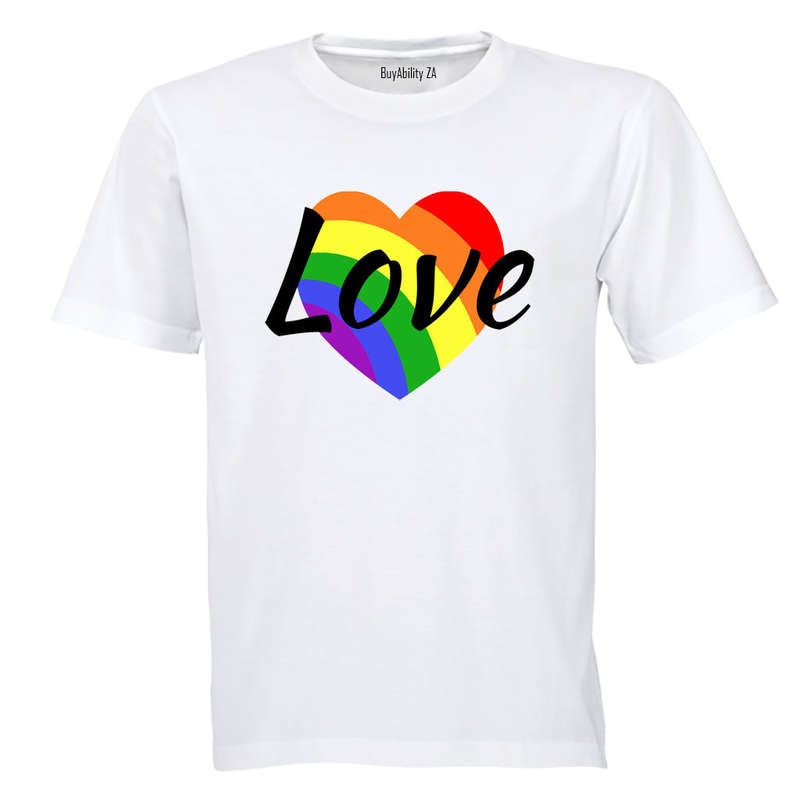 Love Heart, Pride - Adults - T-Shirt