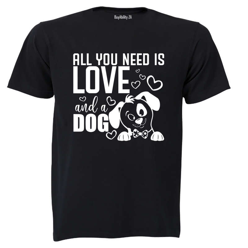 Love & A Dog - Adults - T-Shirt