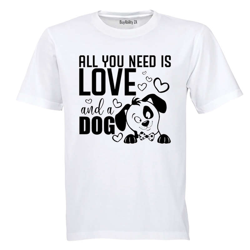 Love & A Dog - Adults - T-Shirt