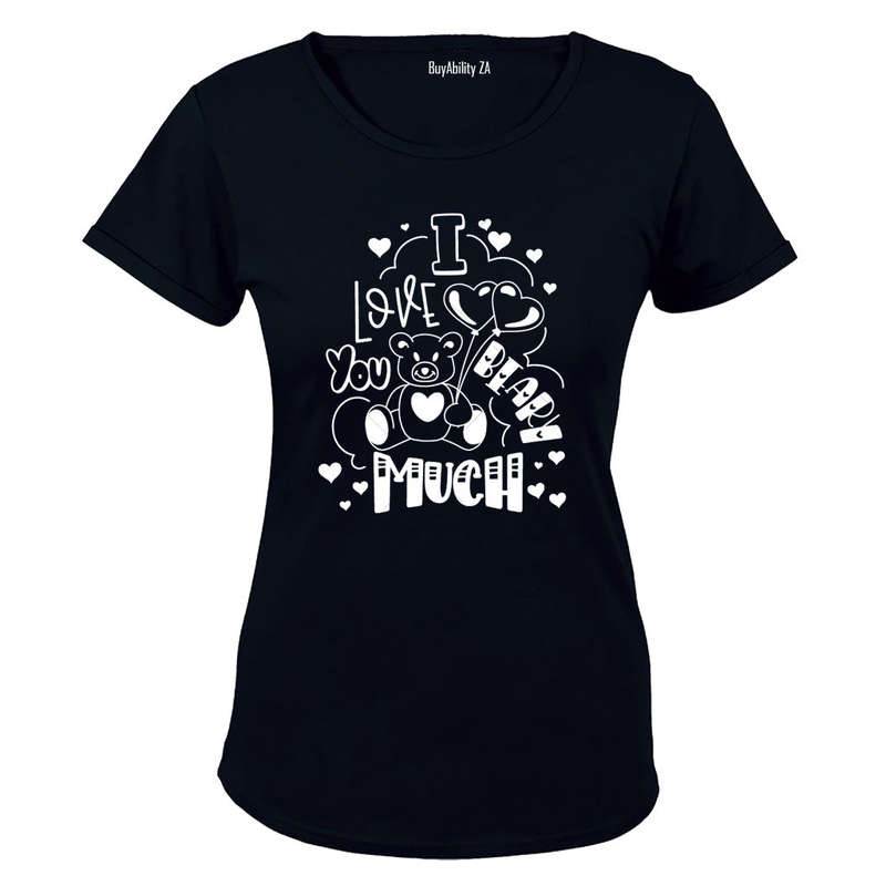 Love You Beary Much - Valentine - Ladies - T-Shirt