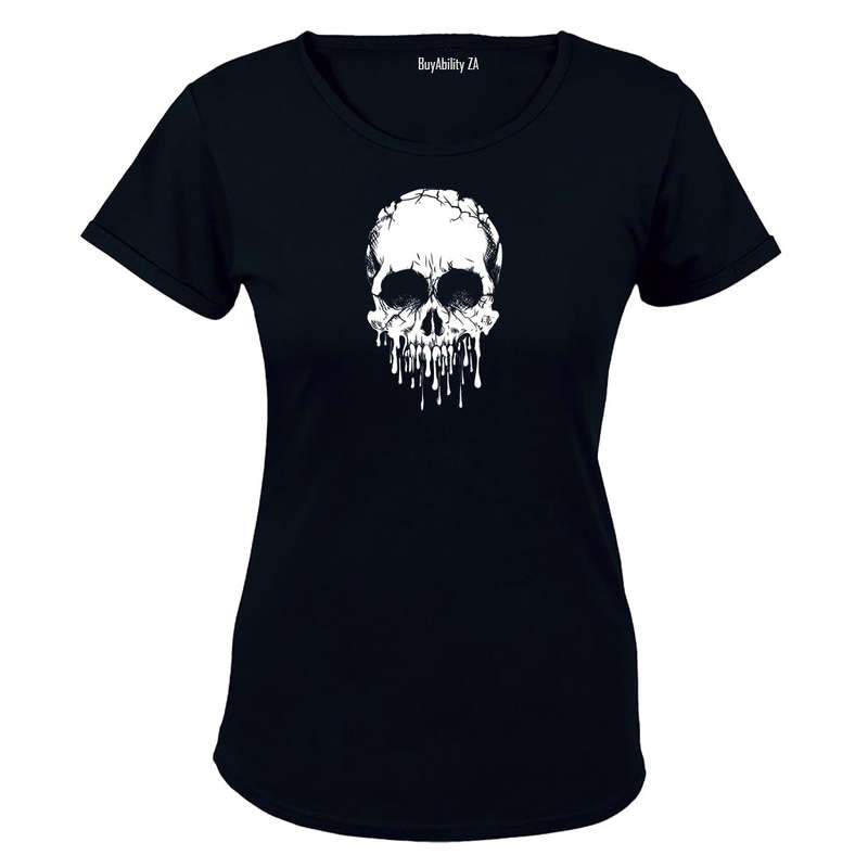 Melting Skull - Ladies - T-Shirt