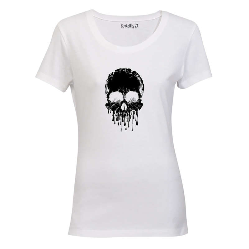 Melting Skull - Ladies - T-Shirt
