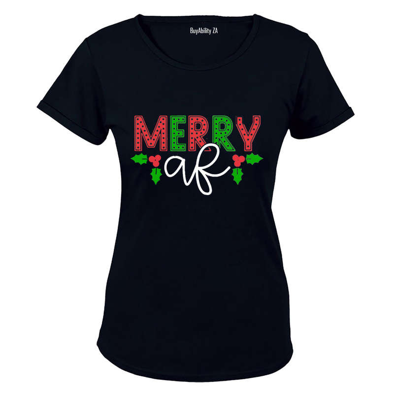 Merry - Christmas - Ladies - T-Shirt