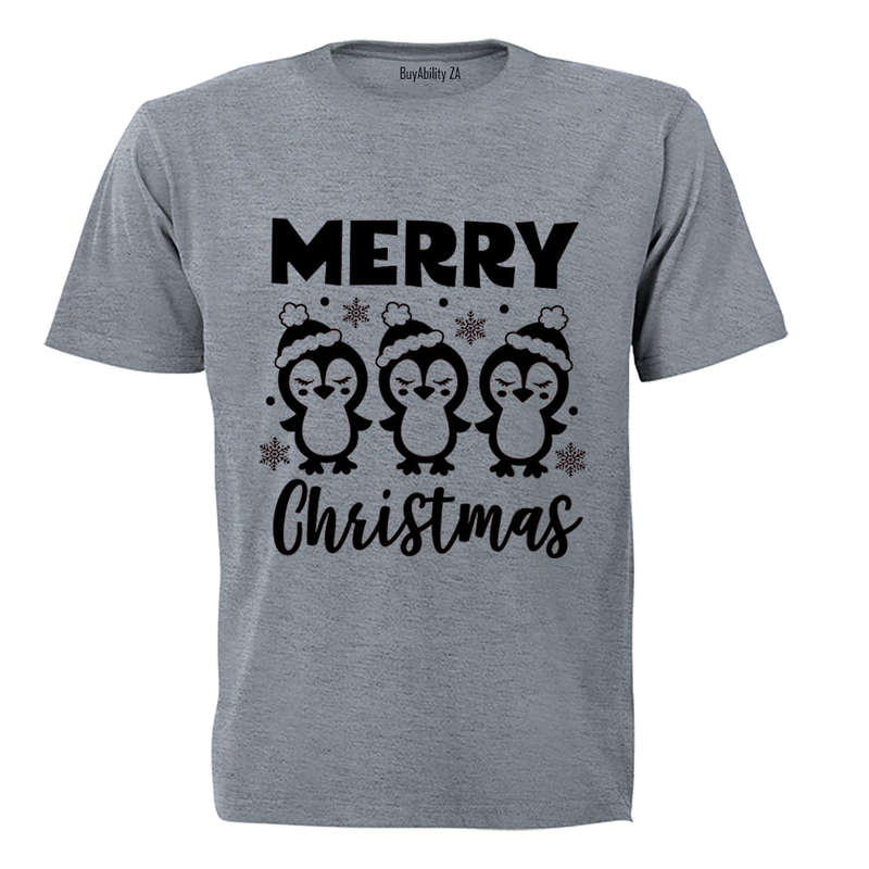 Merry Christmas - Penguins - Kids T-Shirt
