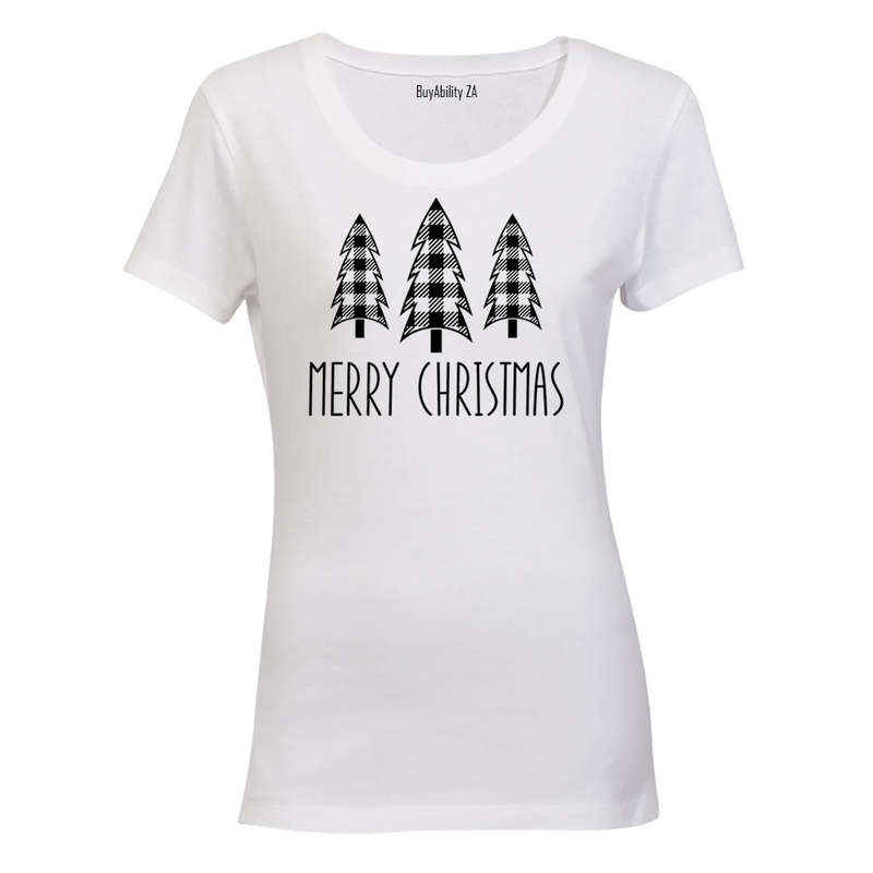 Merry Christmas - Trees - Ladies - T-Shirt
