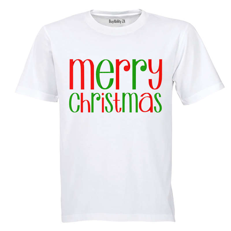 Merry Christmas - Colourful - Kids T-Shirt