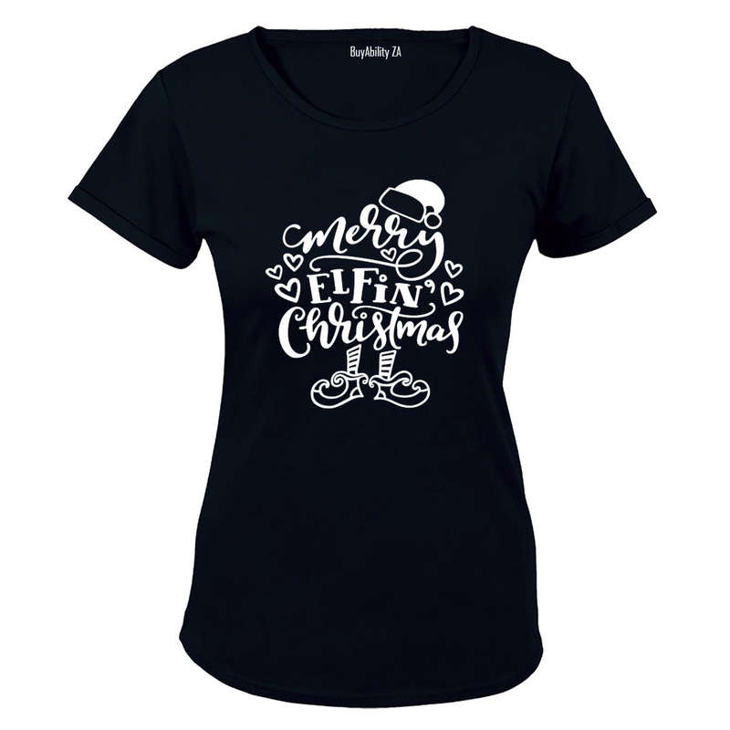 Merry Elf Christmas - Ladies - T-Shirt