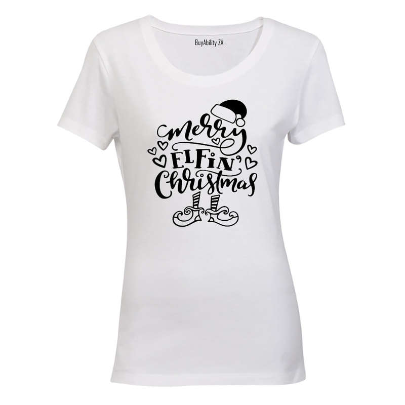 Merry Elf Christmas - Ladies - T-Shirt