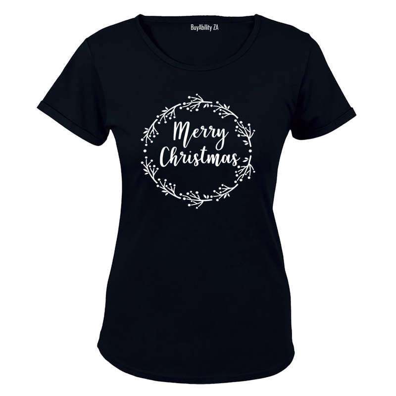 Merry Christmas - Circular - Ladies - T-Shirt