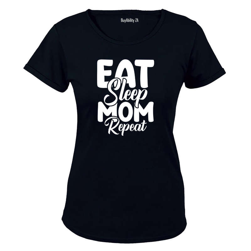 Mom. Repeat - Ladies - T-Shirt