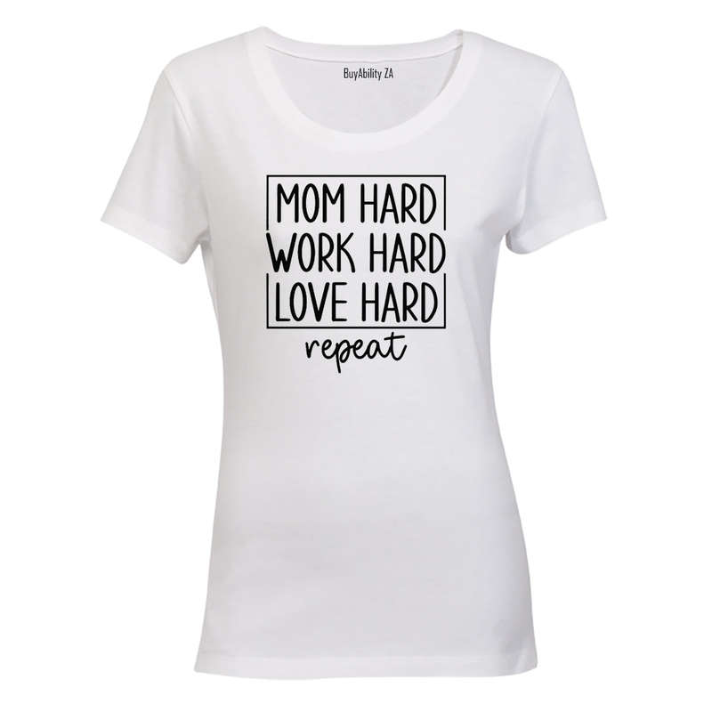 Mom Hard - Ladies - T-Shirt