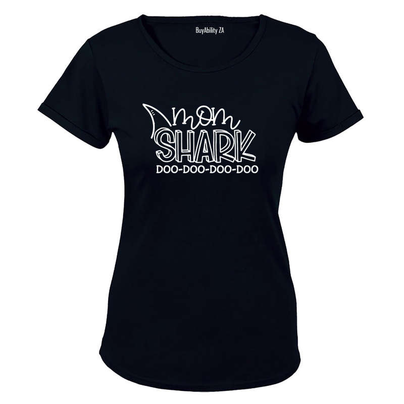 Mom Shark - Ladies - T-Shirt