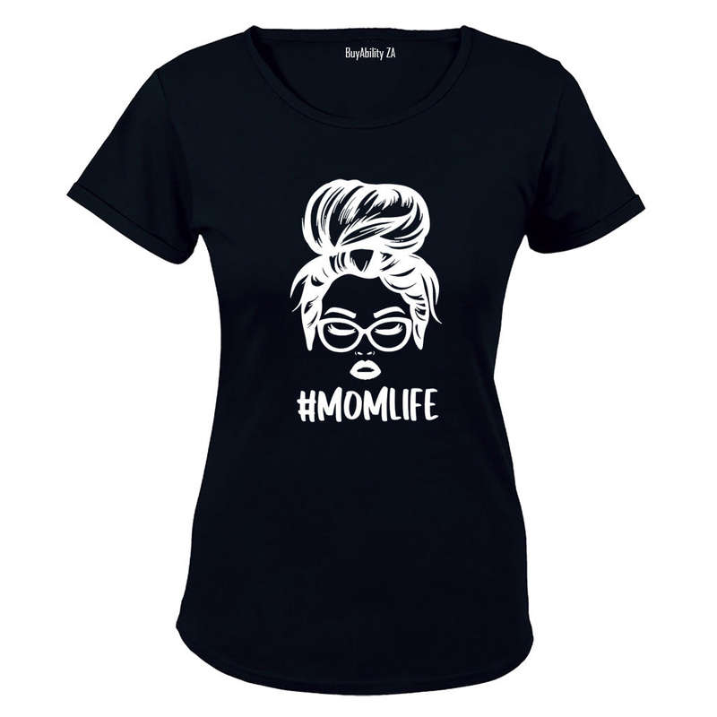 Momlife Messy Bun - Ladies - T-Shirt