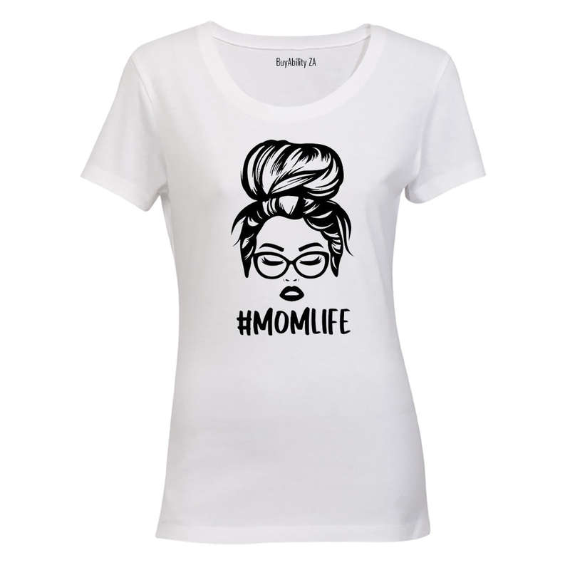 Momlife Messy Bun - Ladies - T-Shirt