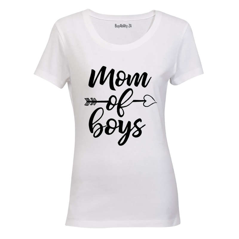 Mom of Boys - Ladies - T-Shirt