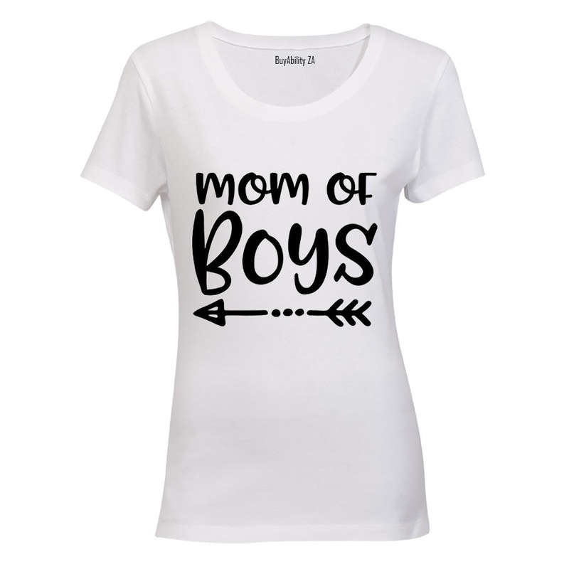 Mom of Boys - Ladies - T-Shirt