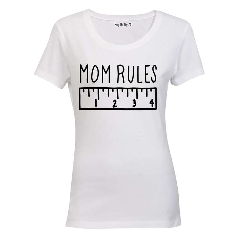 Mom Rules - Ladies - T-Shirt