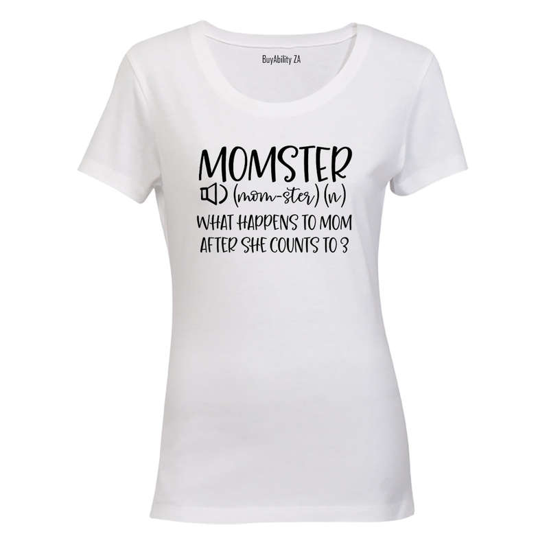 Momster Definition - MOM - Ladies - T-Shirt