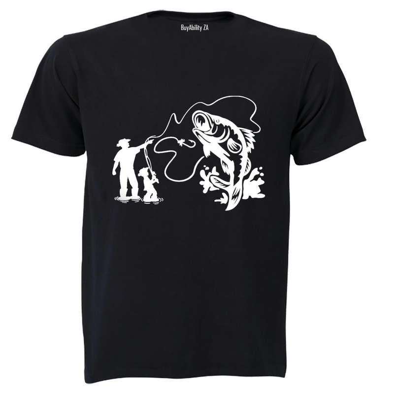 Fishing Dad - Monster Fish - Adults - T-Shirt