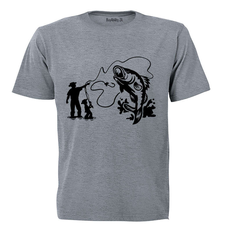 Fishing Dad - Monster Fish - Adults - T-Shirt