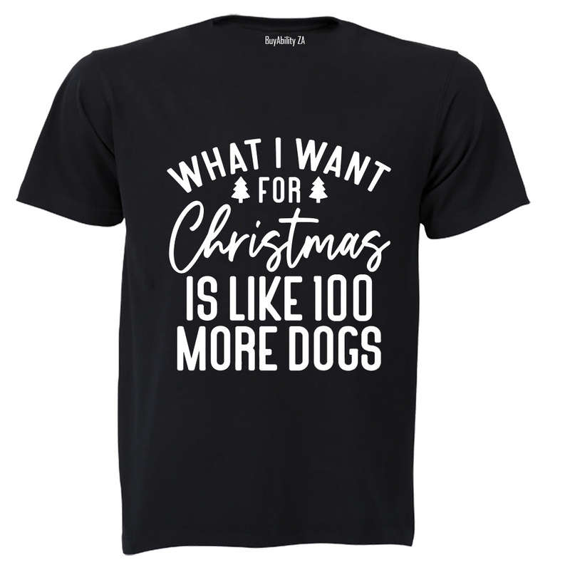 More Dogs - Christmas - Adults - T-Shirt