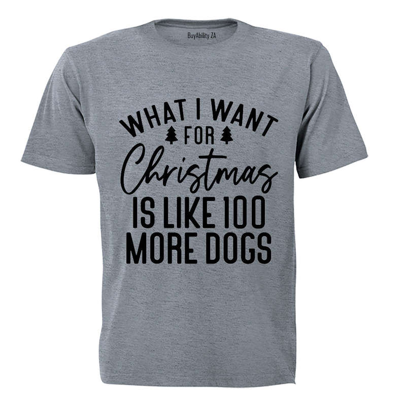 More Dogs - Christmas - Adults - T-Shirt