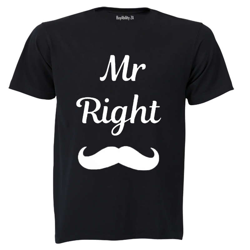 Mr Right. - Adults - T-Shirt
