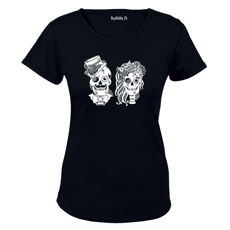 Mr & Mrs - Skulls - Ladies - T-Shirt
