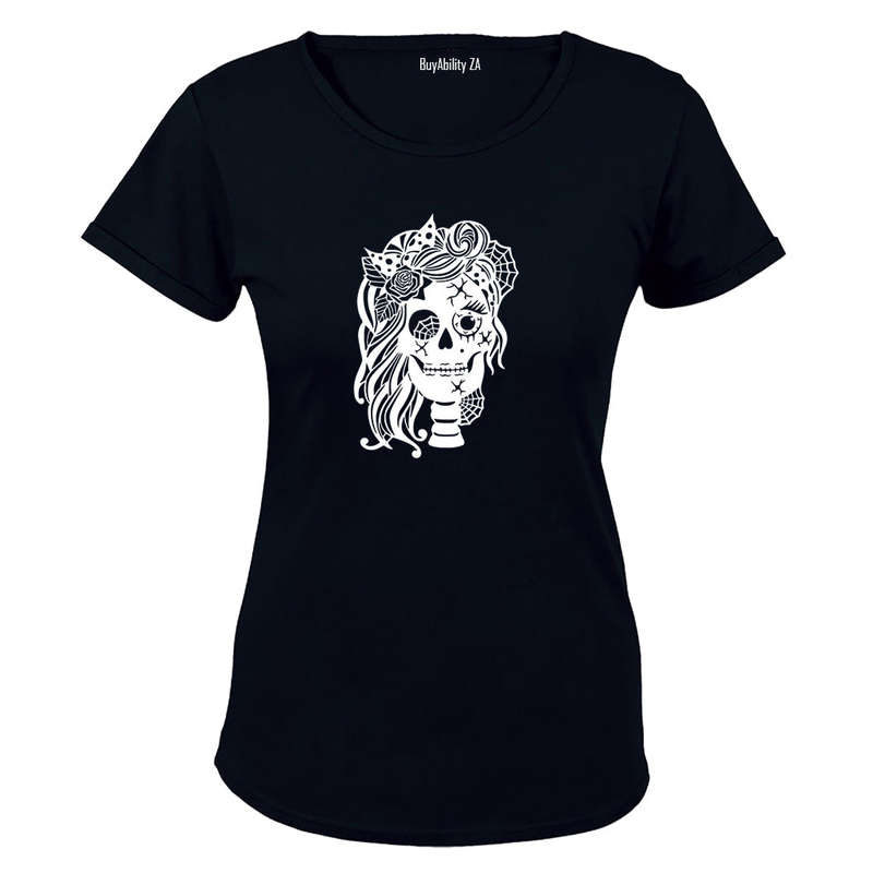 Mrs Halloween Skeleton - Ladies - T-Shirt