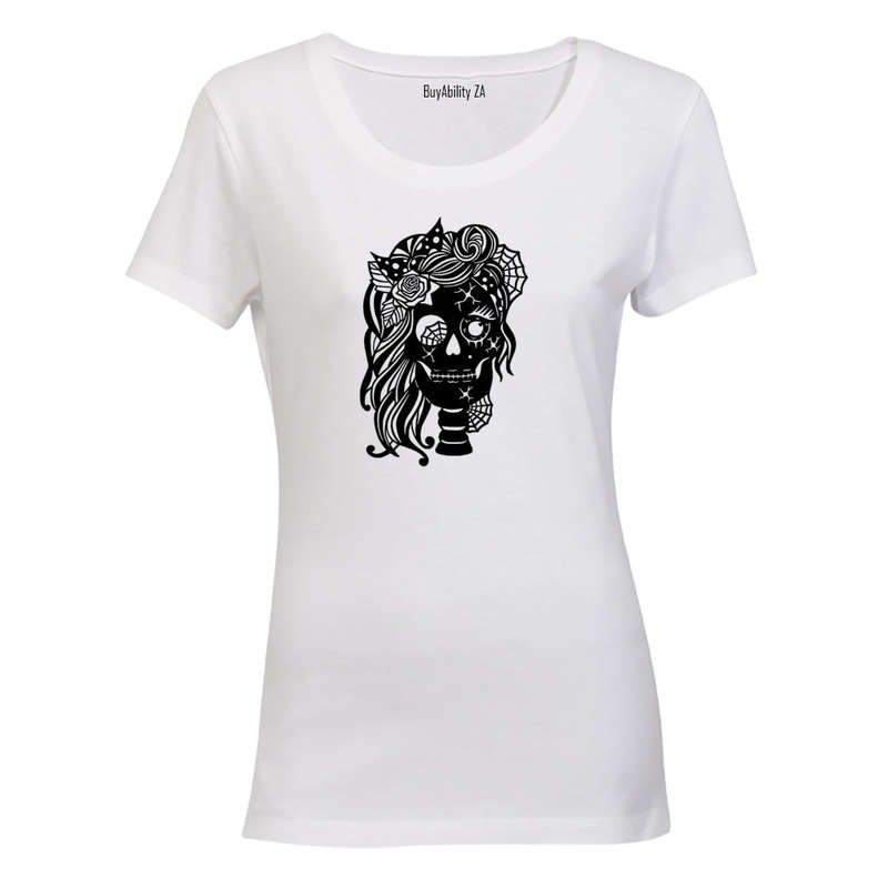 Mrs Halloween Skeleton - Ladies - T-Shirt