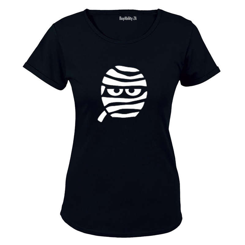 Mummy Face - Halloween - Ladies - T-Shirt