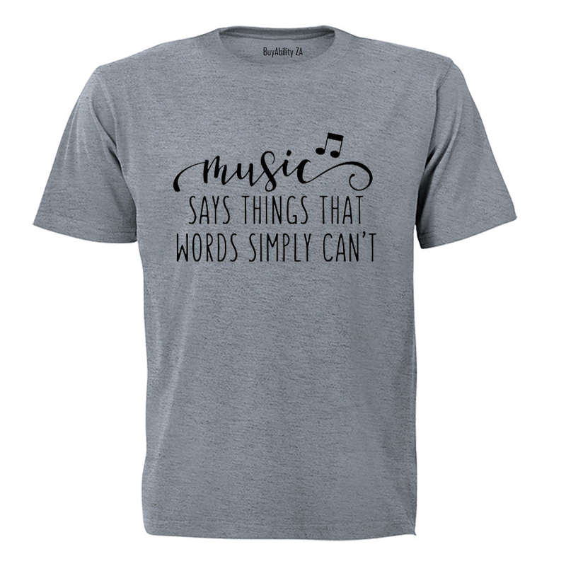 Music says things... - Kids T-Shirt