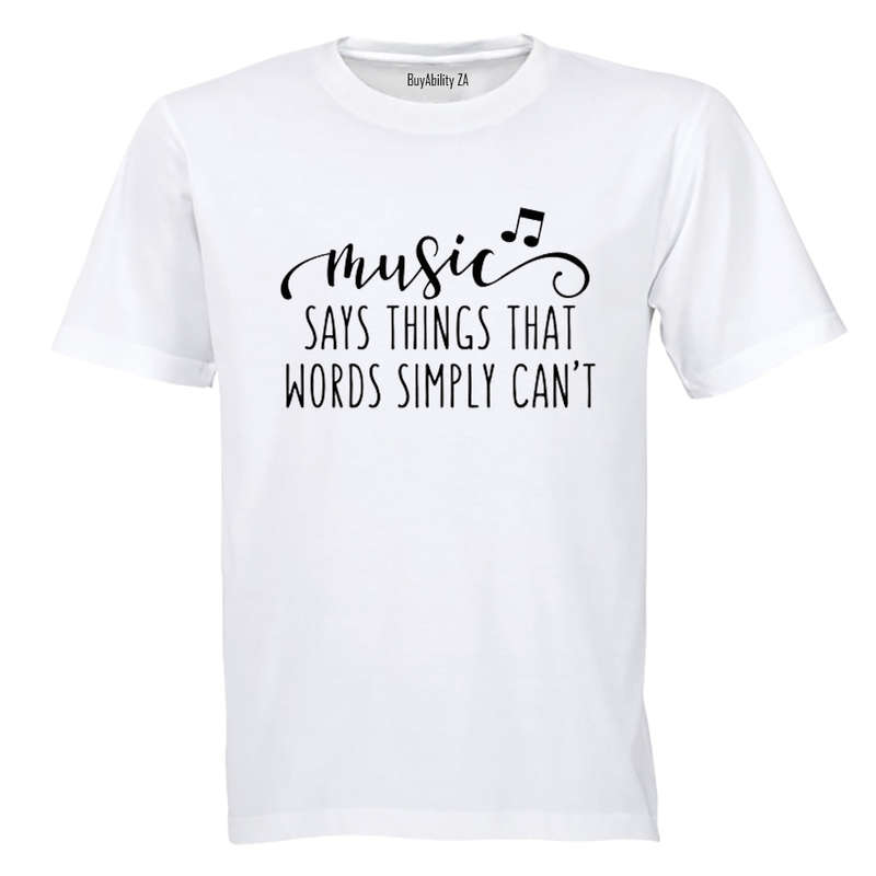 Music says things... - Kids T-Shirt