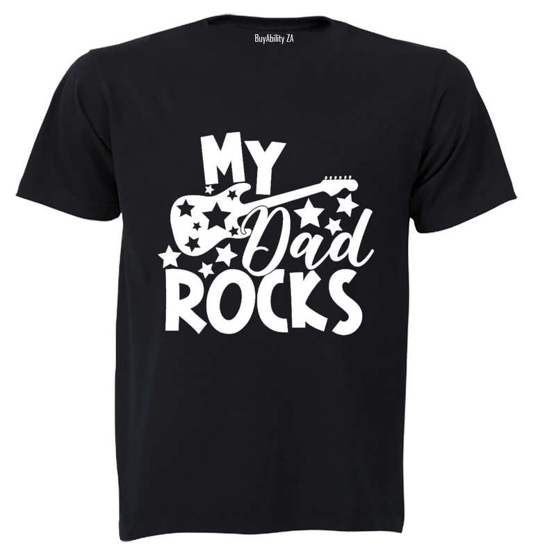 My Dad is Rocks - Guitar - Kids T-Shirt