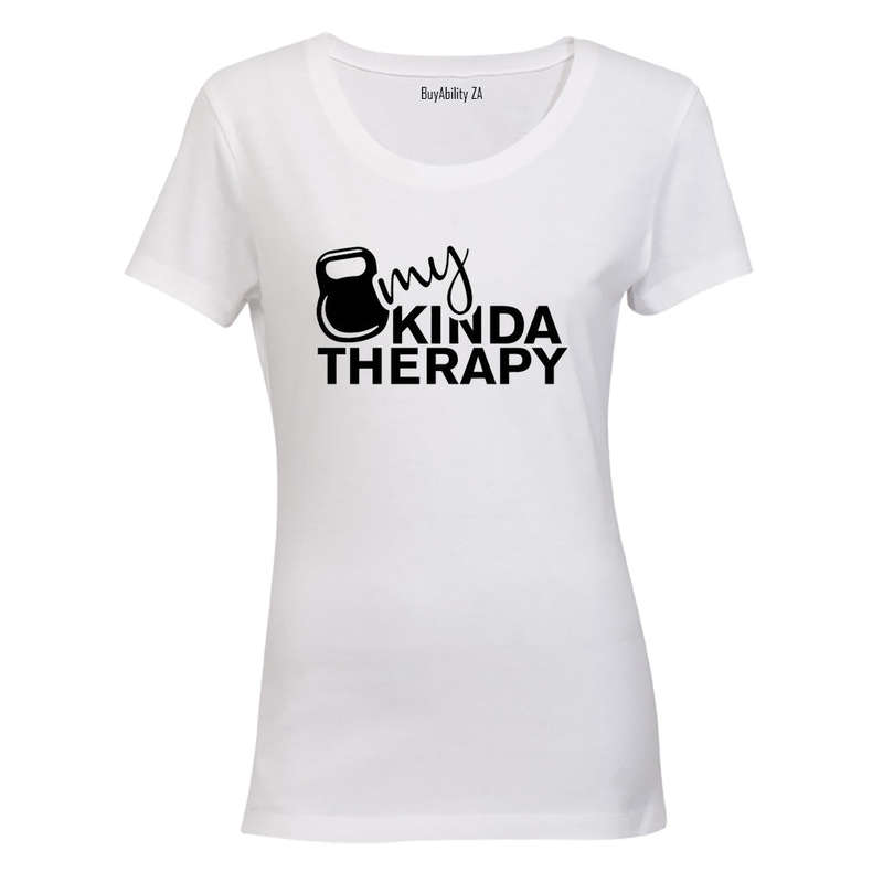 My Kinda Therapy - Kettlebell - Ladies - T-Shirt
