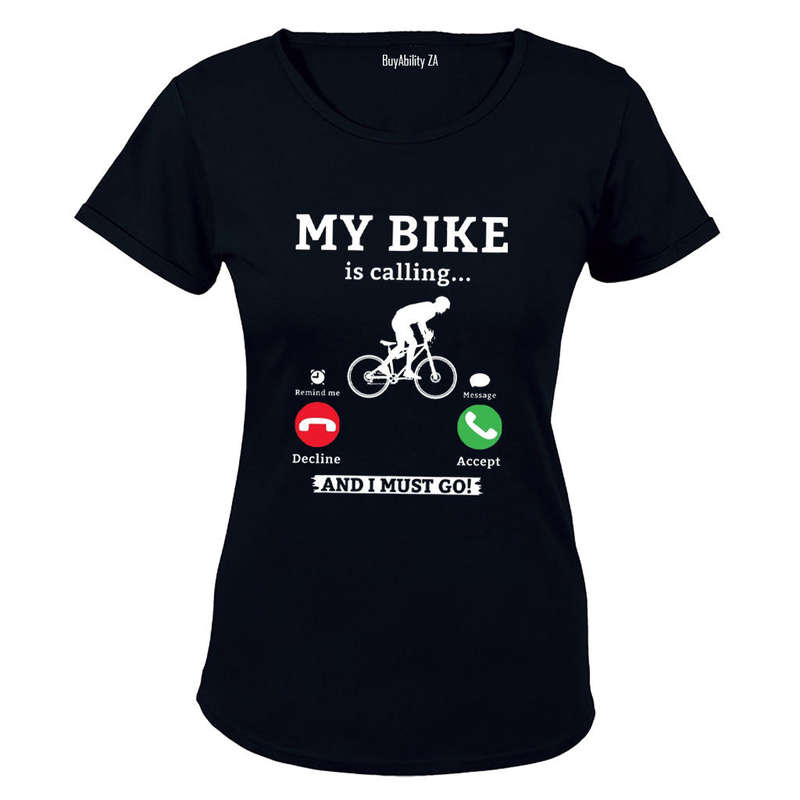 My Bike is Calling - Ladies - T-Shirt