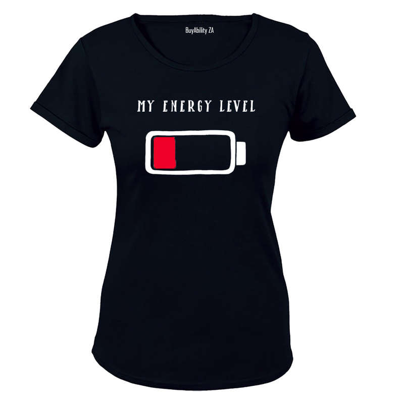 My Energy Level - Ladies - T-Shirt
