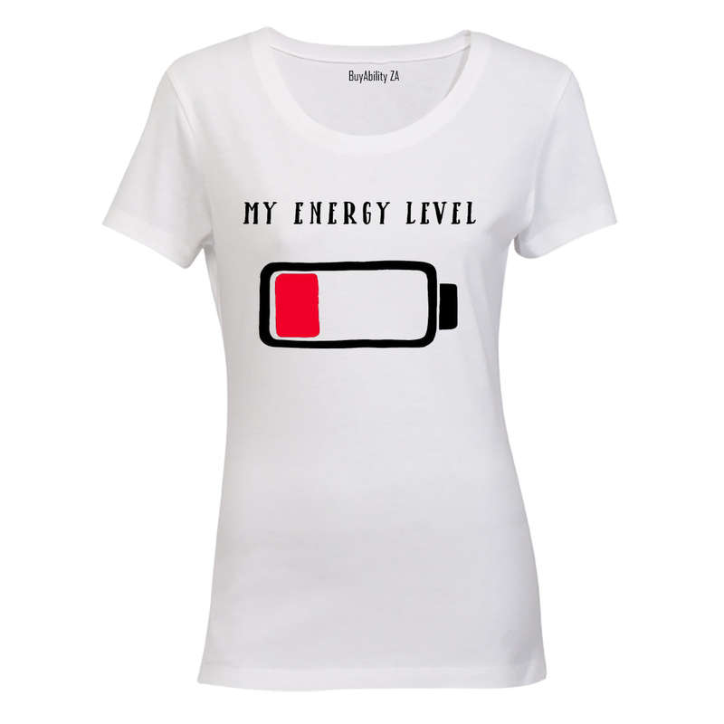 My Energy Level - Ladies - T-Shirt
