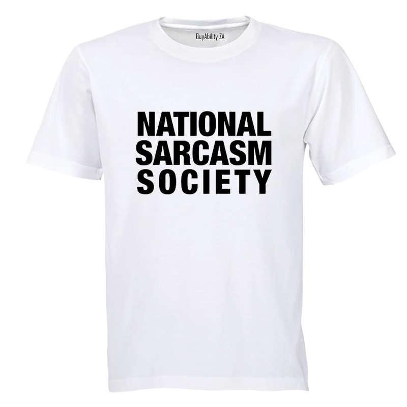National Sarcasm Society - Adults - T-Shirt