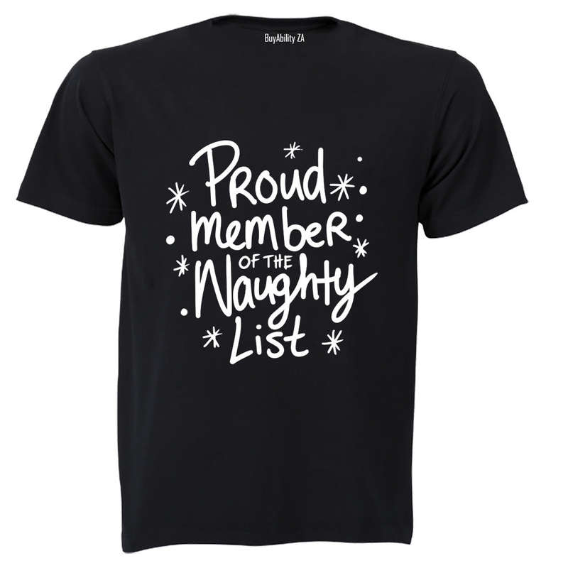 Naughty List - Christmas - Adults - T-Shirt