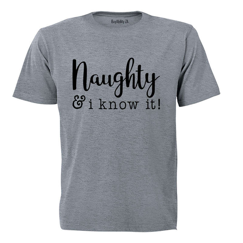 Naughty & I Know It - Christmas - Adults - T-Shirt