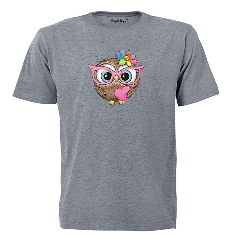 Nerdy Love Owl - Kids T-Shirt