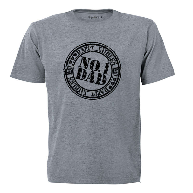 No. 1 Dad - Fathers Day - Adults - T-Shirt
