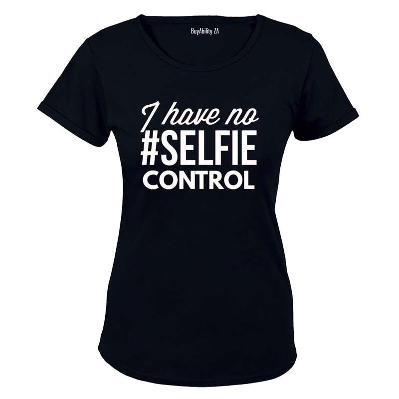No Selfie Control - Ladies - T-Shirt