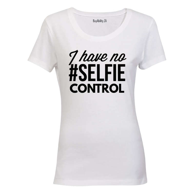 No Selfie Control - Ladies - T-Shirt