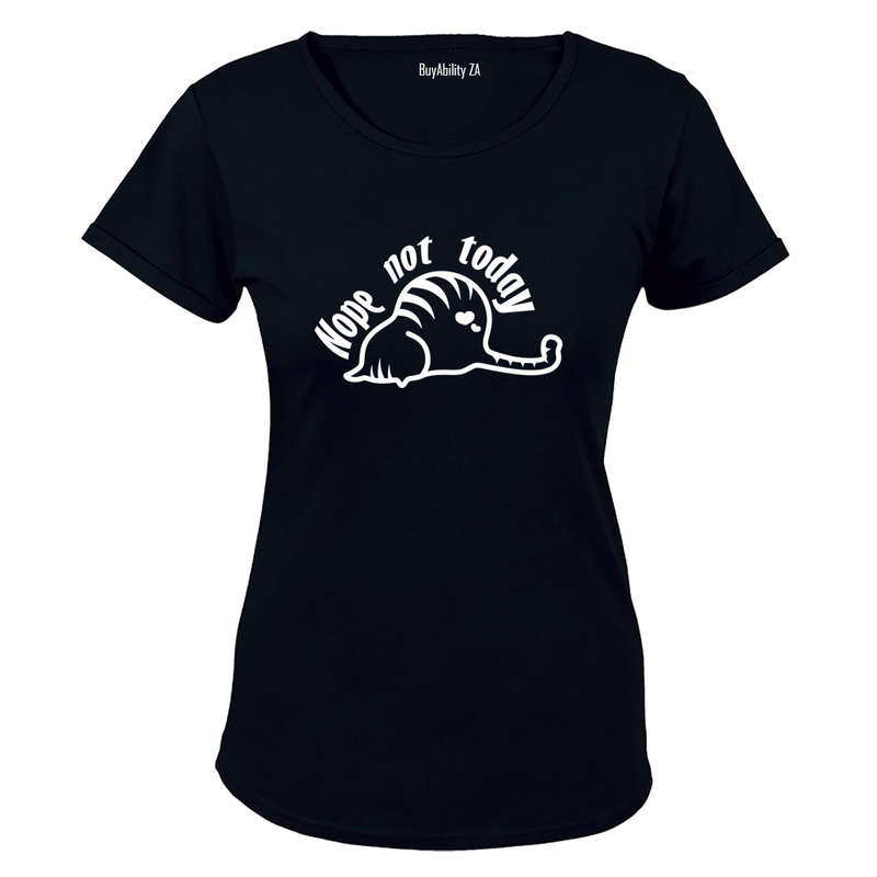 Nope. Not Today - Cat - Ladies - T-Shirt
