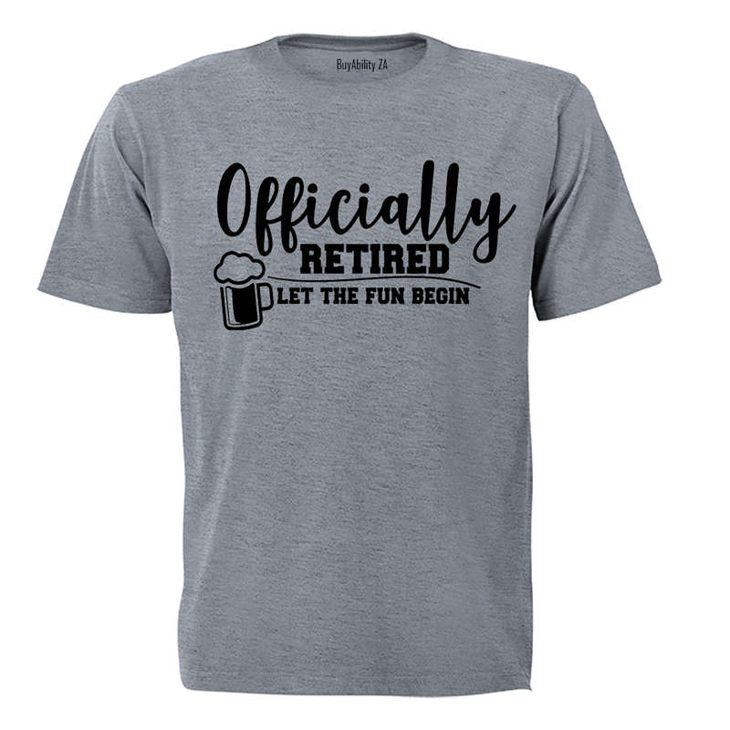 Officially Retired - Adults - T-Shirt