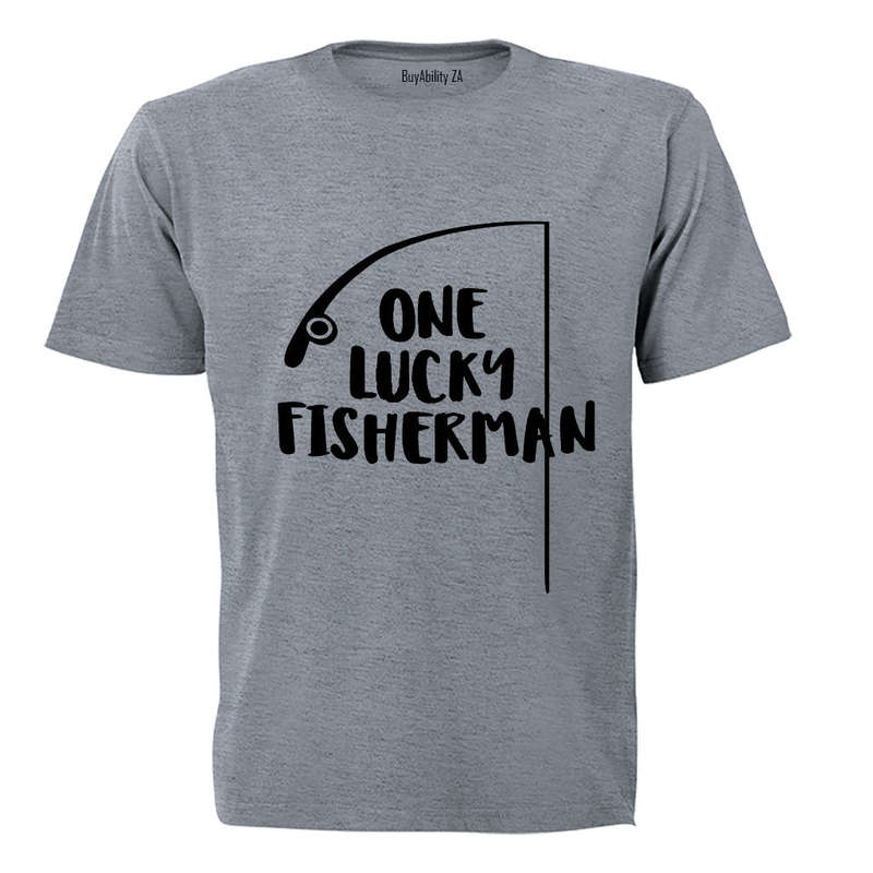 One Lucky Fisherman - Adults - T-Shirt