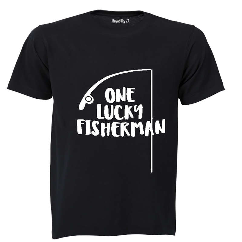 One Lucky Fisherman - Adults - T-Shirt
